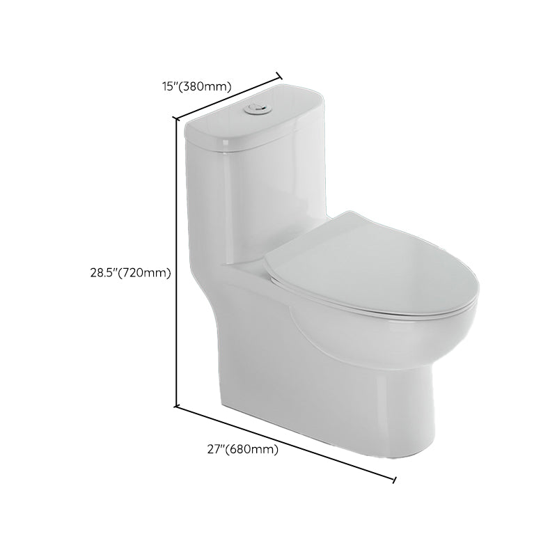 Traditional One Piece Toilet Floor Mounted White Toilet Bowl for Washroom Clearhalo 'Bathroom Remodel & Bathroom Fixtures' 'Home Improvement' 'home_improvement' 'home_improvement_toilets' 'Toilets & Bidets' 'Toilets' 6103073