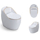 1-Piece Round Toilet Bowl 1.2 GPF Siphon Jet Flush Toilet for Bathroom White Gold Clearhalo 'Bathroom Remodel & Bathroom Fixtures' 'Home Improvement' 'home_improvement' 'home_improvement_toilets' 'Toilets & Bidets' 'Toilets' 6111546