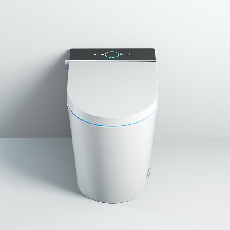 Modern Floor Mount Urine Toilet White Siphon Jet Toilet Bowl with Toilet Seat Clearhalo 'Bathroom Remodel & Bathroom Fixtures' 'Home Improvement' 'home_improvement' 'home_improvement_toilets' 'Toilets & Bidets' 'Toilets' 6111571