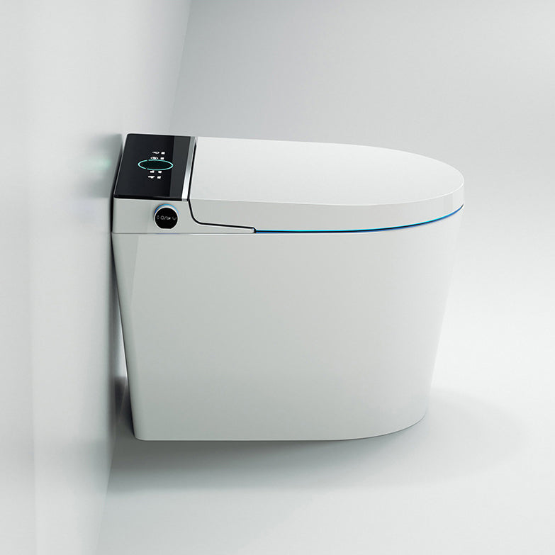 Modern Floor Mount Urine Toilet White Siphon Jet Toilet Bowl with Toilet Seat Clearhalo 'Bathroom Remodel & Bathroom Fixtures' 'Home Improvement' 'home_improvement' 'home_improvement_toilets' 'Toilets & Bidets' 'Toilets' 6111574