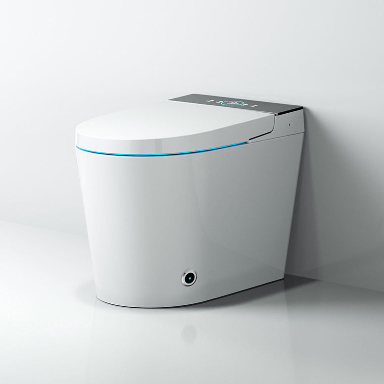 Modern Floor Mount Urine Toilet White Siphon Jet Toilet Bowl with Toilet Seat Clearhalo 'Bathroom Remodel & Bathroom Fixtures' 'Home Improvement' 'home_improvement' 'home_improvement_toilets' 'Toilets & Bidets' 'Toilets' 6111577