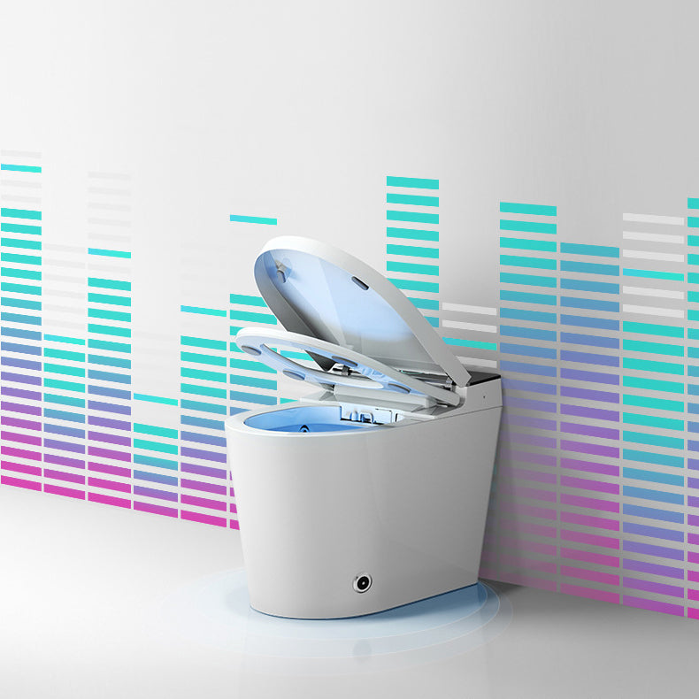 Modern Floor Mount Urine Toilet White Siphon Jet Toilet Bowl with Toilet Seat Clearhalo 'Bathroom Remodel & Bathroom Fixtures' 'Home Improvement' 'home_improvement' 'home_improvement_toilets' 'Toilets & Bidets' 'Toilets' 6111582