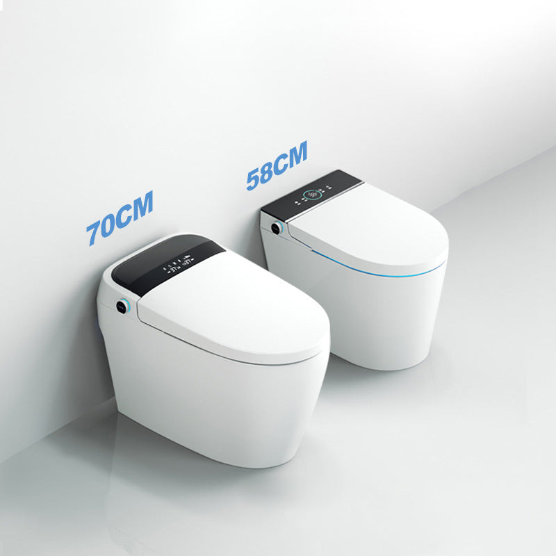 Modern Floor Mount Urine Toilet White Siphon Jet Toilet Bowl with Toilet Seat Clearhalo 'Bathroom Remodel & Bathroom Fixtures' 'Home Improvement' 'home_improvement' 'home_improvement_toilets' 'Toilets & Bidets' 'Toilets' 6111595