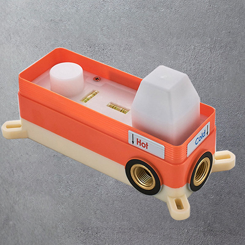 Glam Wall Mounted Sink Faucet Brass Lever Low Arc 2 Hole Faucets Bathroom Faucet Clearhalo 'Bathroom Remodel & Bathroom Fixtures' 'Bathroom Sink Faucets' 'Bathroom Sinks & Faucet Components' 'bathroom_sink_faucets' 'Home Improvement' 'home_improvement' 'home_improvement_bathroom_sink_faucets' 6116349