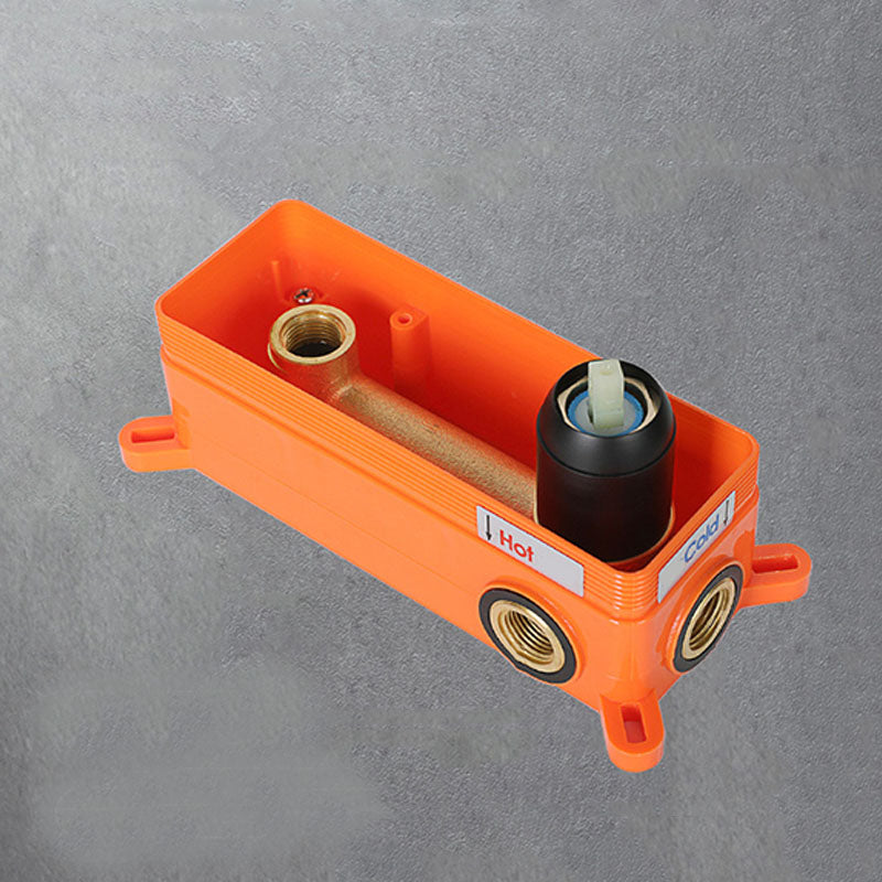 Glam Wall Mounted Sink Faucet Brass Lever Low Arc 2 Hole Faucets Bathroom Faucet Clearhalo 'Bathroom Remodel & Bathroom Fixtures' 'Bathroom Sink Faucets' 'Bathroom Sinks & Faucet Components' 'bathroom_sink_faucets' 'Home Improvement' 'home_improvement' 'home_improvement_bathroom_sink_faucets' 6116350