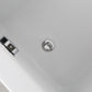 White Acrylic Rectangular Bathtub Soaking Freestanding with Left Drain Clearhalo 'Bathroom Remodel & Bathroom Fixtures' 'Bathtubs' 'Home Improvement' 'home_improvement' 'home_improvement_bathtubs' 'Showers & Bathtubs' 6124125