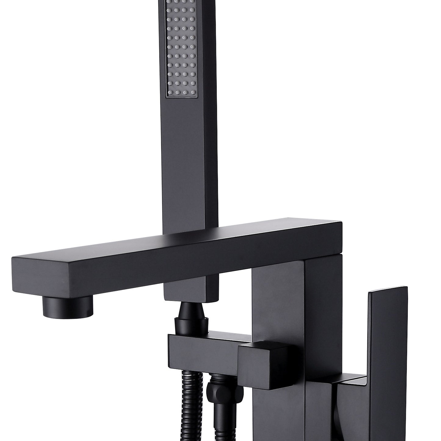 White Acrylic Rectangular Bathtub Soaking Freestanding with Left Drain Clearhalo 'Bathroom Remodel & Bathroom Fixtures' 'Bathtubs' 'Home Improvement' 'home_improvement' 'home_improvement_bathtubs' 'Showers & Bathtubs' 6124126