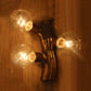 11.5" Height Branch Wall Lighting 3 Lights Lodge Style Wall Mount Light in Brown for Living Room Clearhalo 'Wall Lamps & Sconces' 'Wall Lights' Lighting' 612705