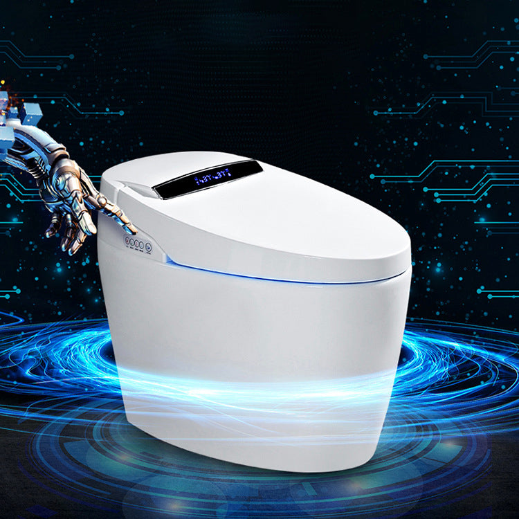 Modern Concealed Tank Toilet Bowl Siphon Jet Toilet with Slow Close Seat for Bathroom Clearhalo 'Bathroom Remodel & Bathroom Fixtures' 'Home Improvement' 'home_improvement' 'home_improvement_toilets' 'Toilets & Bidets' 'Toilets' 6127362