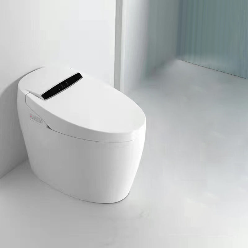 Modern Concealed Tank Toilet Bowl Siphon Jet Toilet with Slow Close Seat for Bathroom Clearhalo 'Bathroom Remodel & Bathroom Fixtures' 'Home Improvement' 'home_improvement' 'home_improvement_toilets' 'Toilets & Bidets' 'Toilets' 6127376