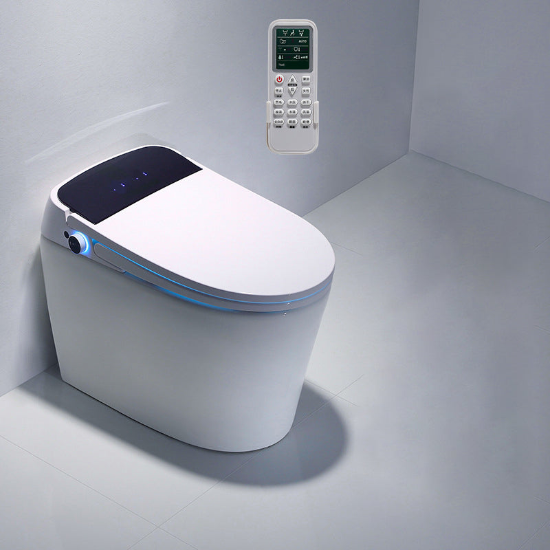 Modern Toilet Bowl Siphon Jet Concealed Tank Toilet with Seat for Bathroom Radar Flip (Upgrading) 12" Clearhalo 'Bathroom Remodel & Bathroom Fixtures' 'Home Improvement' 'home_improvement' 'home_improvement_toilets' 'Toilets & Bidets' 'Toilets' 6127382