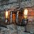 1 Light Wall Mount Light Rustic Stylish Plumbing Pipe Metal Wall Lighting with Exposed Bulb in Weathered Copper Weathered Copper Clearhalo 'Art deco wall lights' 'Cast Iron' 'Glass' 'Industrial wall lights' 'Industrial' 'Middle century wall lights' 'Modern' 'Rustic wall lights' 'Tiffany' 'Traditional wall lights' 'Wall Lamps & Sconces' 'Wall Lights' Lighting' 612779