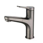 Modern Style Vessel Sink Faucet Single-handle Low Arc Retractable Copper Vessel Faucet Silver Gray Clearhalo 'Bathroom Remodel & Bathroom Fixtures' 'Bathroom Sink Faucets' 'Bathroom Sinks & Faucet Components' 'bathroom_sink_faucets' 'Home Improvement' 'home_improvement' 'home_improvement_bathroom_sink_faucets' 6131438