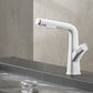 Basic Metal Sink Faucet Bathroom Centerset Faucet with Knob Handle White Clearhalo 'Bathroom Remodel & Bathroom Fixtures' 'Bathroom Sink Faucets' 'Bathroom Sinks & Faucet Components' 'bathroom_sink_faucets' 'Home Improvement' 'home_improvement' 'home_improvement_bathroom_sink_faucets' 6131464