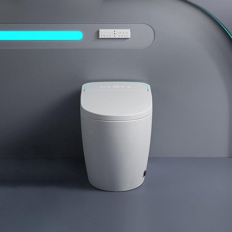 Concealed Tank Modern Toilet Heated Seat One-Piece Flush Toilet with Slow Close Seat Clearhalo 'Bathroom Remodel & Bathroom Fixtures' 'Home Improvement' 'home_improvement' 'home_improvement_toilets' 'Toilets & Bidets' 'Toilets' 6135514