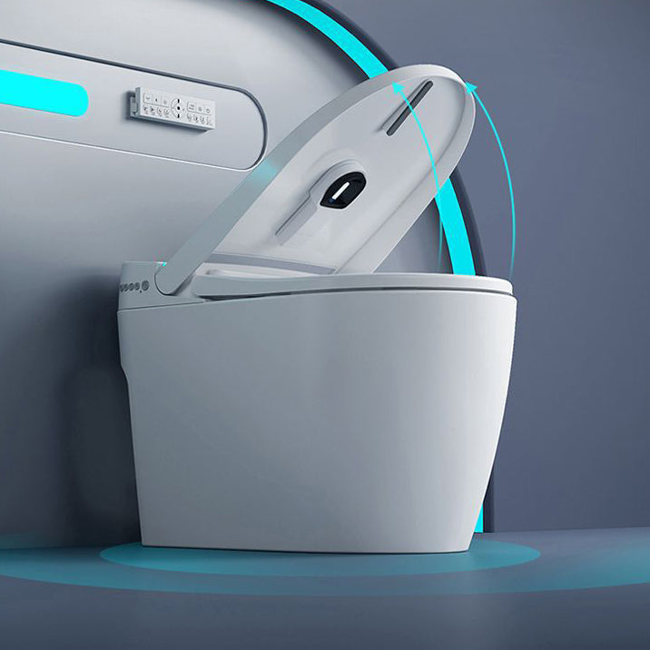 Concealed Tank Modern Toilet Heated Seat One-Piece Flush Toilet with Slow Close Seat Clearhalo 'Bathroom Remodel & Bathroom Fixtures' 'Home Improvement' 'home_improvement' 'home_improvement_toilets' 'Toilets & Bidets' 'Toilets' 6135517