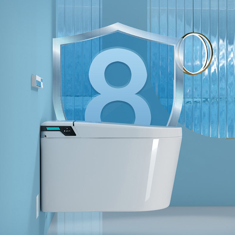 All-In-One Wall Mount Toilet Porcelain Contemporary Toilet Bowl Clearhalo 'Bathroom Remodel & Bathroom Fixtures' 'Home Improvement' 'home_improvement' 'home_improvement_toilets' 'Toilets & Bidets' 'Toilets' 6135592