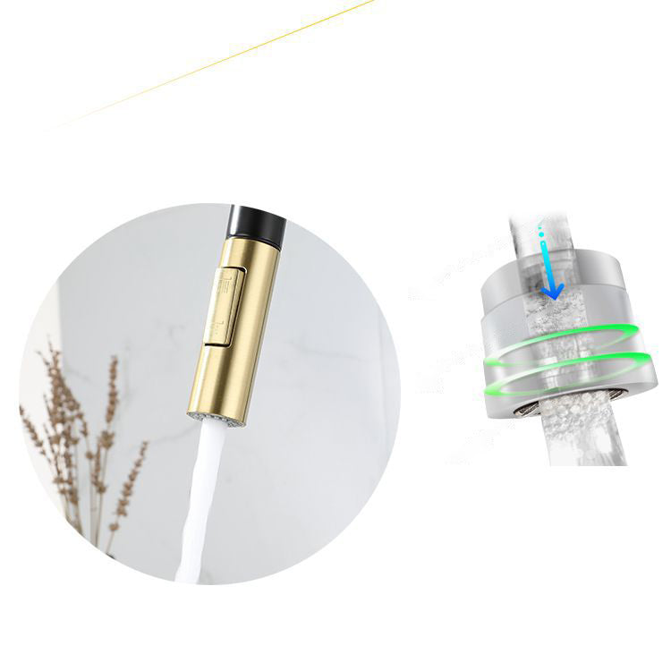 Modern Style Kitchen Faucet Stainless Steel 1-Handle Gooseneck Kitchen Faucet Clearhalo 'Home Improvement' 'home_improvement' 'home_improvement_kitchen_faucets' 'Kitchen Faucets' 'Kitchen Remodel & Kitchen Fixtures' 'Kitchen Sinks & Faucet Components' 'kitchen_faucets' 6136972