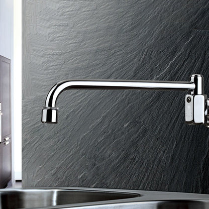 1-Hole Faucet Touchless Single Level Low Profile Pot Filler Kitchen Faucet 12" Clearhalo 'Home Improvement' 'home_improvement' 'home_improvement_kitchen_faucets' 'Kitchen Faucets' 'Kitchen Remodel & Kitchen Fixtures' 'Kitchen Sinks & Faucet Components' 'kitchen_faucets' 6136992