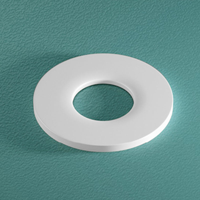 Contemporary Wall Mounted Bathroom Faucet Single Hole Solid Brass Circular Faucet Clearhalo 'Bathroom Remodel & Bathroom Fixtures' 'Bathroom Sink Faucets' 'Bathroom Sinks & Faucet Components' 'bathroom_sink_faucets' 'Home Improvement' 'home_improvement' 'home_improvement_bathroom_sink_faucets' 6139923