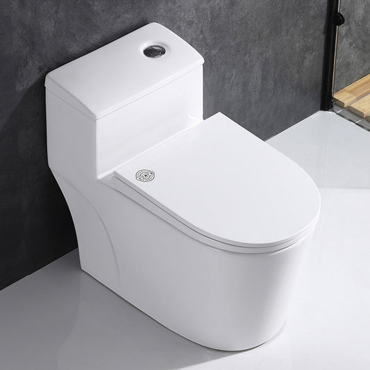 Traditional One Piece Toilet Floor Mounted White Toilet Bowl with Seat for Washroom Clearhalo 'Bathroom Remodel & Bathroom Fixtures' 'Home Improvement' 'home_improvement' 'home_improvement_toilets' 'Toilets & Bidets' 'Toilets' 6142396