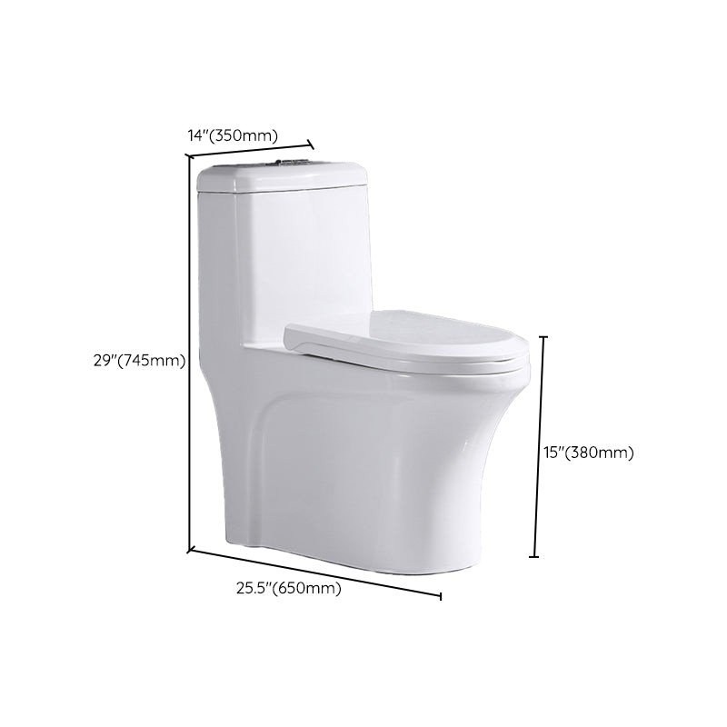 Traditional One Piece Toilet Floor Mounted White Toilet Bowl with Seat for Washroom Clearhalo 'Bathroom Remodel & Bathroom Fixtures' 'Home Improvement' 'home_improvement' 'home_improvement_toilets' 'Toilets & Bidets' 'Toilets' 6142423