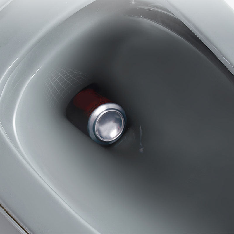 Traditional Floor Mounted Toilet Siphon Jet One-Piece Flush Toilet with Slow Close Seat Clearhalo 'Bathroom Remodel & Bathroom Fixtures' 'Home Improvement' 'home_improvement' 'home_improvement_toilets' 'Toilets & Bidets' 'Toilets' 6142500