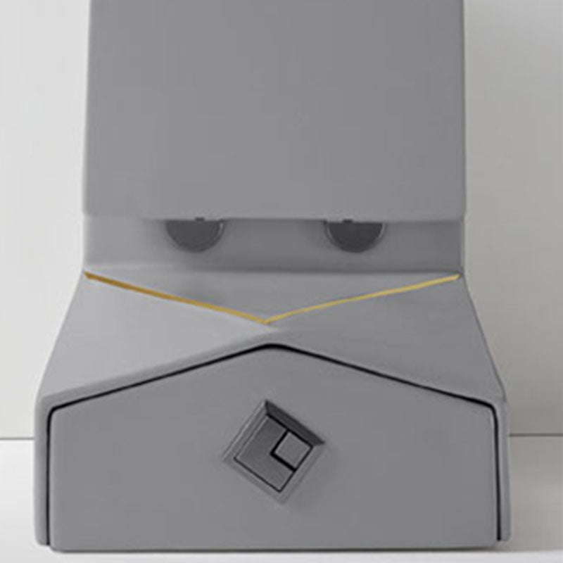 Traditional Floor Mounted Toilet Siphon Jet One-Piece Flush Toilet with Slow Close Seat Clearhalo 'Bathroom Remodel & Bathroom Fixtures' 'Home Improvement' 'home_improvement' 'home_improvement_toilets' 'Toilets & Bidets' 'Toilets' 6142506