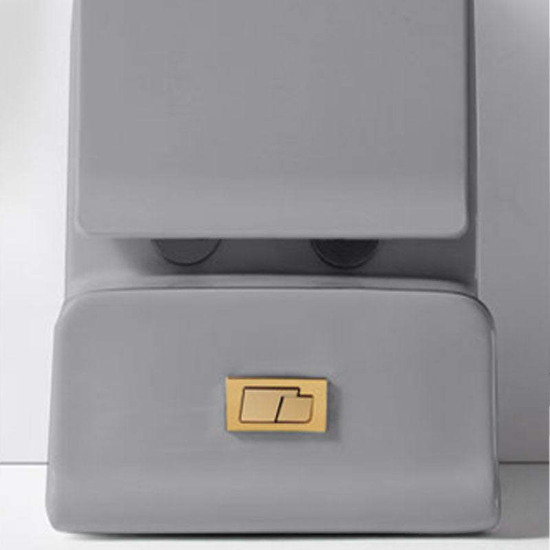 Traditional Floor Mounted Toilet Siphon Jet One-Piece Flush Toilet with Slow Close Seat Clearhalo 'Bathroom Remodel & Bathroom Fixtures' 'Home Improvement' 'home_improvement' 'home_improvement_toilets' 'Toilets & Bidets' 'Toilets' 6142509