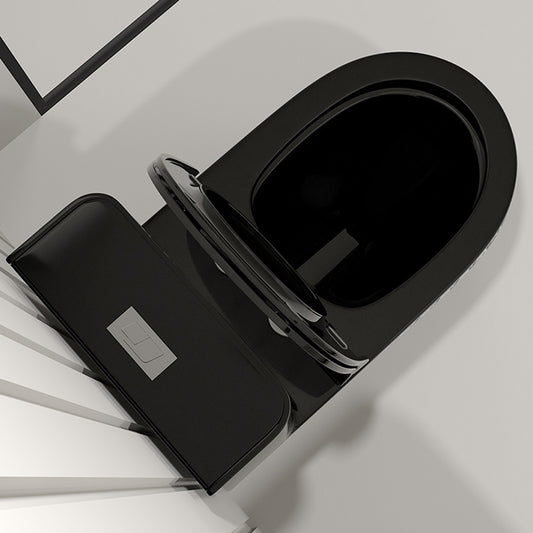 Floor Mount Flush Toilet Traditional Skirted One-Piece Toilet with Slow Close Seat Clearhalo 'Bathroom Remodel & Bathroom Fixtures' 'Home Improvement' 'home_improvement' 'home_improvement_toilets' 'Toilets & Bidets' 'Toilets' 6142539