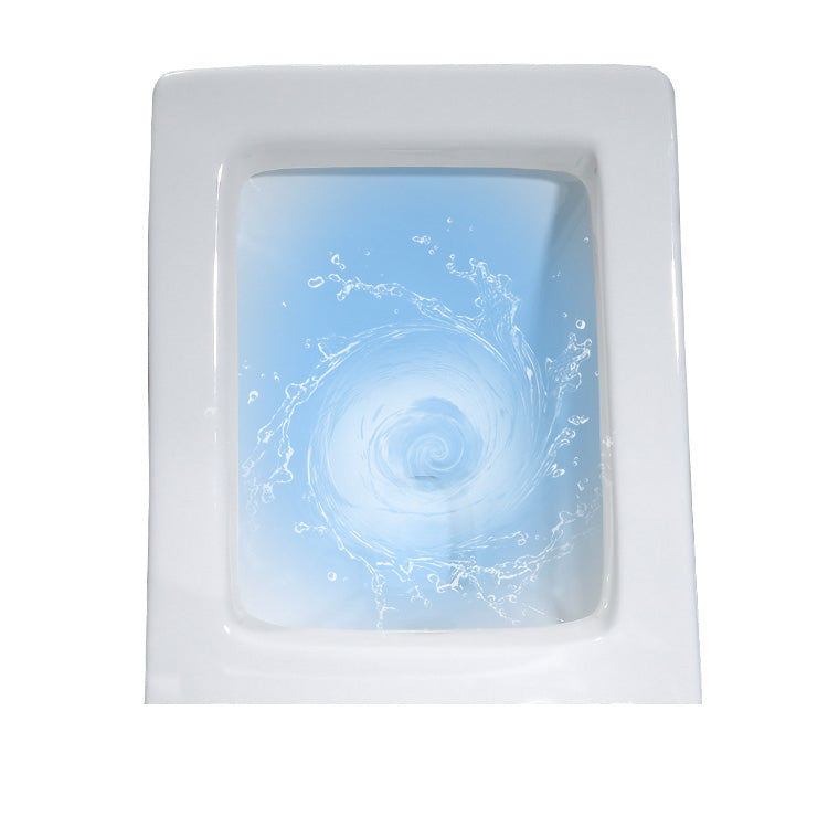 Skirted Traditional Toilet Floor Mount One-Piece Toilet with Slow Close Seat Clearhalo 'Bathroom Remodel & Bathroom Fixtures' 'Home Improvement' 'home_improvement' 'home_improvement_toilets' 'Toilets & Bidets' 'Toilets' 6142560
