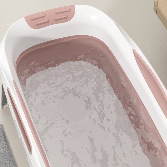 Plastic Rectangular Bath Tub Foldable Soaking Tub with Internal Drain Clearhalo 'Bathroom Remodel & Bathroom Fixtures' 'Bathtubs' 'Home Improvement' 'home_improvement' 'home_improvement_bathtubs' 'Showers & Bathtubs' 6142873