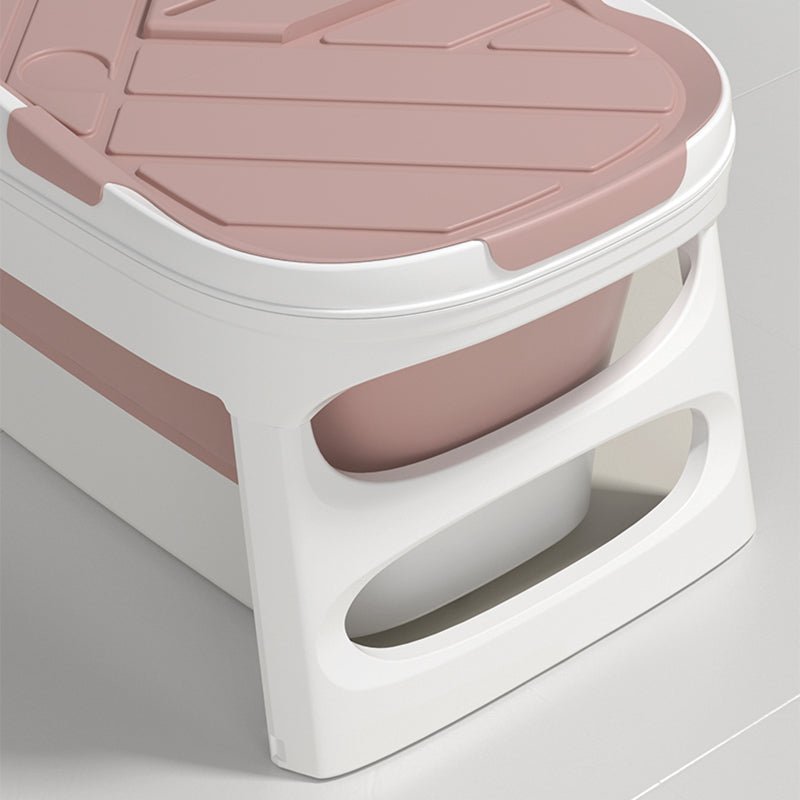 Plastic Rectangular Bath Tub Foldable Soaking Tub with Internal Drain Clearhalo 'Bathroom Remodel & Bathroom Fixtures' 'Bathtubs' 'Home Improvement' 'home_improvement' 'home_improvement_bathtubs' 'Showers & Bathtubs' 6142875