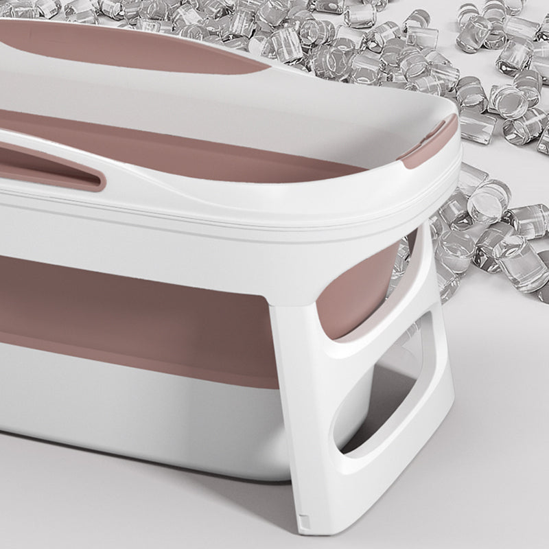 Plastic Rectangular Bath Tub Foldable Soaking Tub with Internal Drain Clearhalo 'Bathroom Remodel & Bathroom Fixtures' 'Bathtubs' 'Home Improvement' 'home_improvement' 'home_improvement_bathtubs' 'Showers & Bathtubs' 6142878