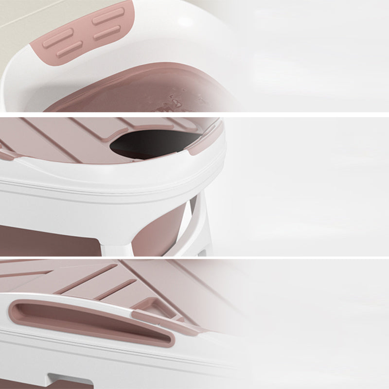 Plastic Rectangular Bath Tub Foldable Soaking Tub with Internal Drain Clearhalo 'Bathroom Remodel & Bathroom Fixtures' 'Bathtubs' 'Home Improvement' 'home_improvement' 'home_improvement_bathtubs' 'Showers & Bathtubs' 6142880