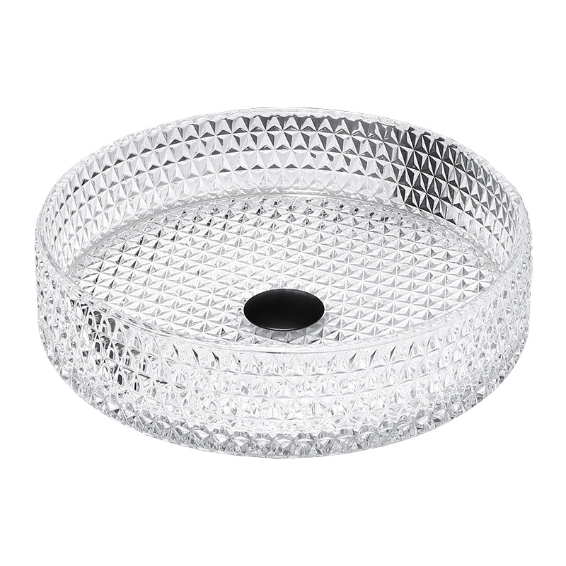 Modern Clear Wash Stand Glass Trough Bathroom Sink for Bathroom Sink Circular Not Available Clearhalo 'Bathroom Remodel & Bathroom Fixtures' 'Bathroom Sinks & Faucet Components' 'Bathroom Sinks' 'bathroom_sink' 'Home Improvement' 'home_improvement' 'home_improvement_bathroom_sink' 6149826