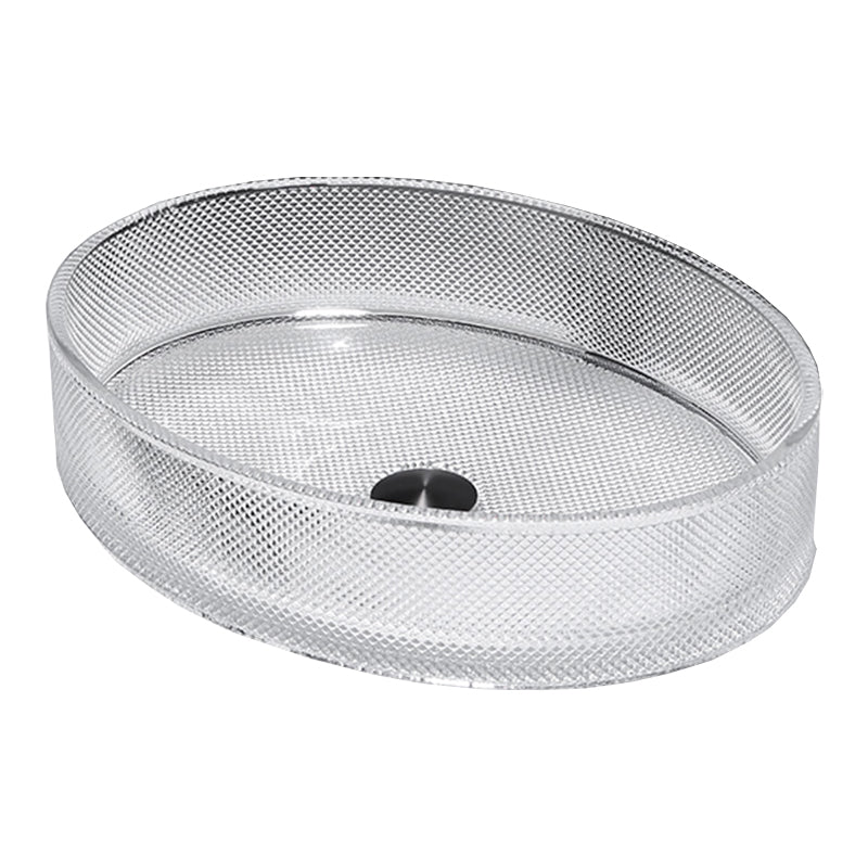 Modern Clear Wash Stand Glass Trough Bathroom Sink for Bathroom Sink Oval Not Available Clearhalo 'Bathroom Remodel & Bathroom Fixtures' 'Bathroom Sinks & Faucet Components' 'Bathroom Sinks' 'bathroom_sink' 'Home Improvement' 'home_improvement' 'home_improvement_bathroom_sink' 6149827