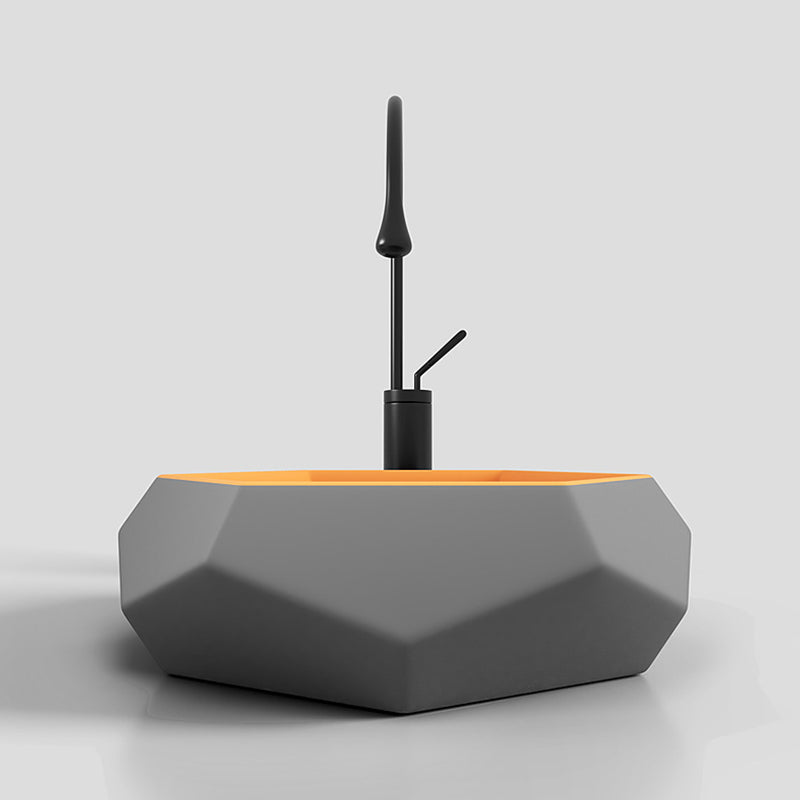 Modern Specialty Wash Stand Porcelain Vessel Lavatory Sink for Home Clearhalo 'Bathroom Remodel & Bathroom Fixtures' 'Bathroom Sinks & Faucet Components' 'Bathroom Sinks' 'bathroom_sink' 'Home Improvement' 'home_improvement' 'home_improvement_bathroom_sink' 6149932