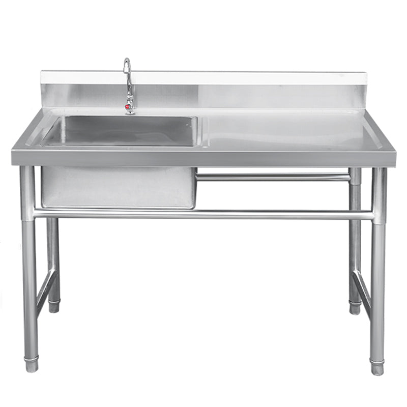Stainless Steel Sink Undermount Kitchen Sink with Faucet and Base Clearhalo 'Home Improvement' 'home_improvement' 'home_improvement_kitchen_sinks' 'Kitchen Remodel & Kitchen Fixtures' 'Kitchen Sinks & Faucet Components' 'Kitchen Sinks' 'kitchen_sinks' 6150052