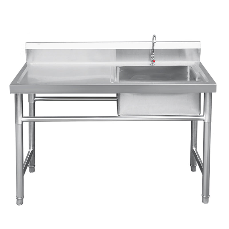 Stainless Steel Sink Undermount Kitchen Sink with Faucet and Base Clearhalo 'Home Improvement' 'home_improvement' 'home_improvement_kitchen_sinks' 'Kitchen Remodel & Kitchen Fixtures' 'Kitchen Sinks & Faucet Components' 'Kitchen Sinks' 'kitchen_sinks' 6150053