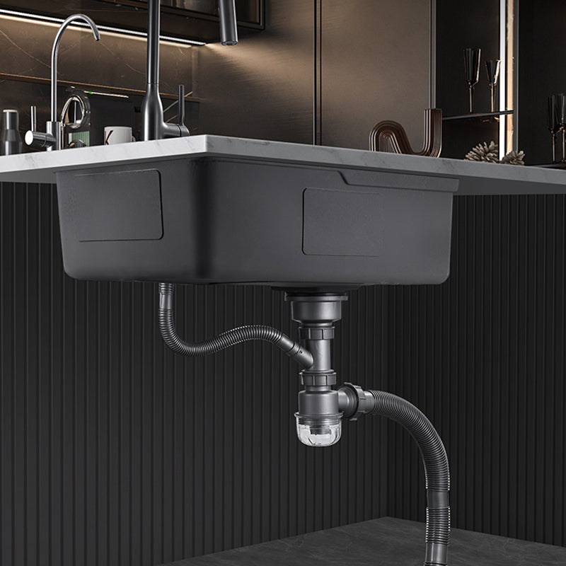 Stainless Steel Kitchen Sink Single Bowl Drop-In Sink with 3 Holes Clearhalo 'Home Improvement' 'home_improvement' 'home_improvement_kitchen_sinks' 'Kitchen Remodel & Kitchen Fixtures' 'Kitchen Sinks & Faucet Components' 'Kitchen Sinks' 'kitchen_sinks' 6150398