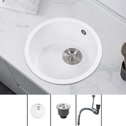 White 9" H Sink Single Bowl Drop-In Kitchen Sink with Soundproofing Sink Only None Clearhalo 'Home Improvement' 'home_improvement' 'home_improvement_kitchen_sinks' 'Kitchen Remodel & Kitchen Fixtures' 'Kitchen Sinks & Faucet Components' 'Kitchen Sinks' 'kitchen_sinks' 6150541