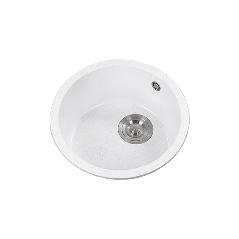 White 9" H Sink Single Bowl Drop-In Kitchen Sink with Soundproofing Clearhalo 'Home Improvement' 'home_improvement' 'home_improvement_kitchen_sinks' 'Kitchen Remodel & Kitchen Fixtures' 'Kitchen Sinks & Faucet Components' 'Kitchen Sinks' 'kitchen_sinks' 6150543