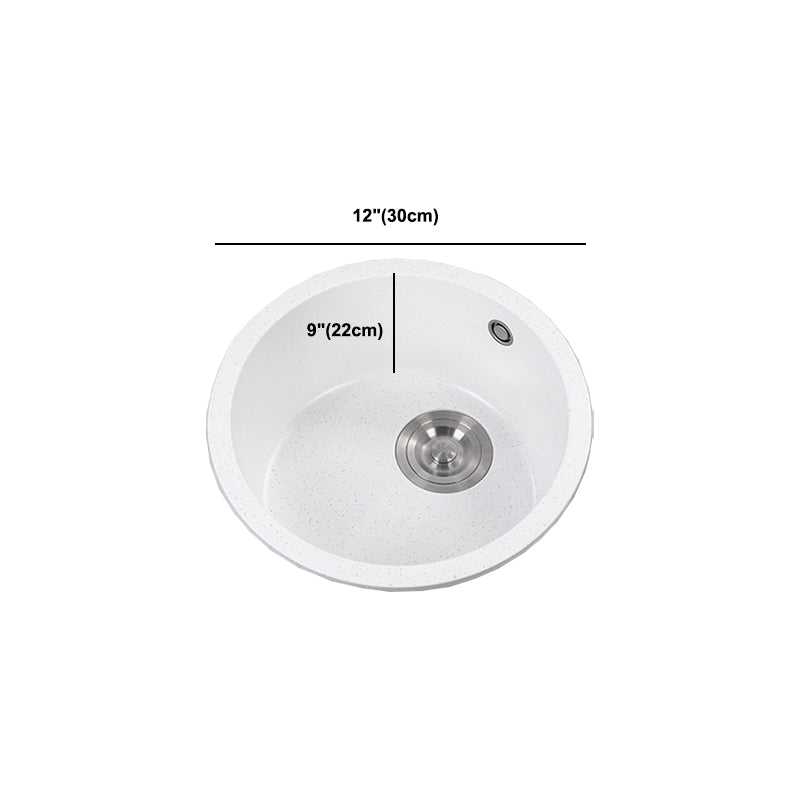 White 9" H Sink Single Bowl Drop-In Kitchen Sink with Soundproofing Clearhalo 'Home Improvement' 'home_improvement' 'home_improvement_kitchen_sinks' 'Kitchen Remodel & Kitchen Fixtures' 'Kitchen Sinks & Faucet Components' 'Kitchen Sinks' 'kitchen_sinks' 6150554