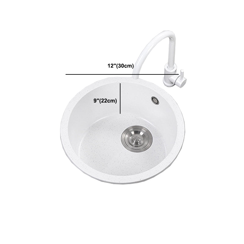White 9" H Sink Single Bowl Drop-In Kitchen Sink with Soundproofing Clearhalo 'Home Improvement' 'home_improvement' 'home_improvement_kitchen_sinks' 'Kitchen Remodel & Kitchen Fixtures' 'Kitchen Sinks & Faucet Components' 'Kitchen Sinks' 'kitchen_sinks' 6150555