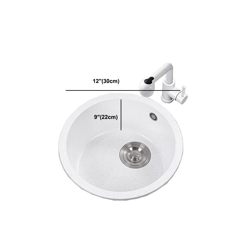 White 9" H Sink Single Bowl Drop-In Kitchen Sink with Soundproofing Clearhalo 'Home Improvement' 'home_improvement' 'home_improvement_kitchen_sinks' 'Kitchen Remodel & Kitchen Fixtures' 'Kitchen Sinks & Faucet Components' 'Kitchen Sinks' 'kitchen_sinks' 6150556