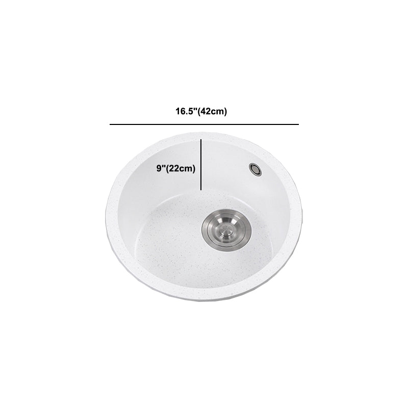 White 9" H Sink Single Bowl Drop-In Kitchen Sink with Soundproofing Clearhalo 'Home Improvement' 'home_improvement' 'home_improvement_kitchen_sinks' 'Kitchen Remodel & Kitchen Fixtures' 'Kitchen Sinks & Faucet Components' 'Kitchen Sinks' 'kitchen_sinks' 6150574
