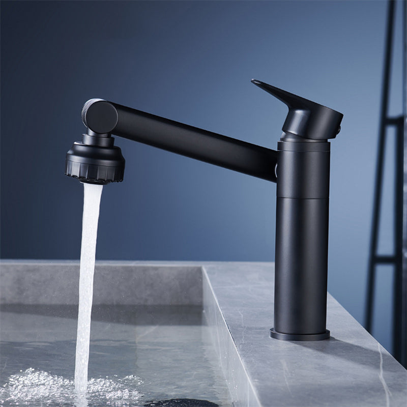 Modern Copper Centerset Faucets Low Arc Centerset Bathroom Sink Faucet Clearhalo 'Bathroom Remodel & Bathroom Fixtures' 'Bathroom Sink Faucets' 'Bathroom Sinks & Faucet Components' 'bathroom_sink_faucets' 'Home Improvement' 'home_improvement' 'home_improvement_bathroom_sink_faucets' 6150645