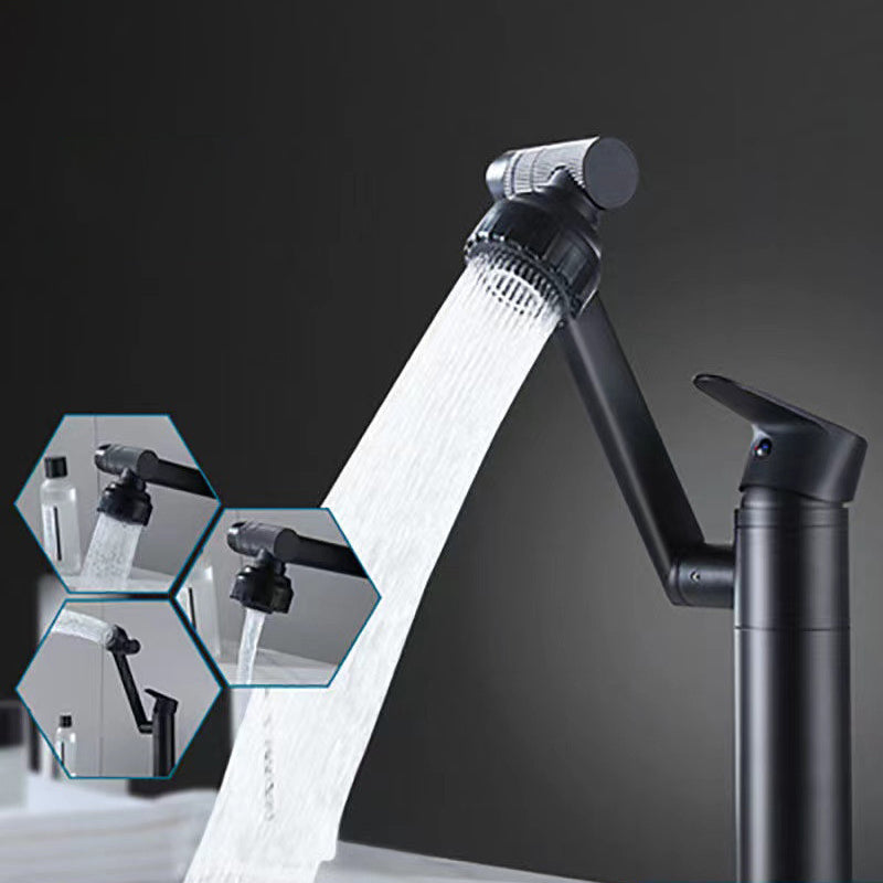 Modern Copper Centerset Faucets Low Arc Centerset Bathroom Sink Faucet Clearhalo 'Bathroom Remodel & Bathroom Fixtures' 'Bathroom Sink Faucets' 'Bathroom Sinks & Faucet Components' 'bathroom_sink_faucets' 'Home Improvement' 'home_improvement' 'home_improvement_bathroom_sink_faucets' 6150654