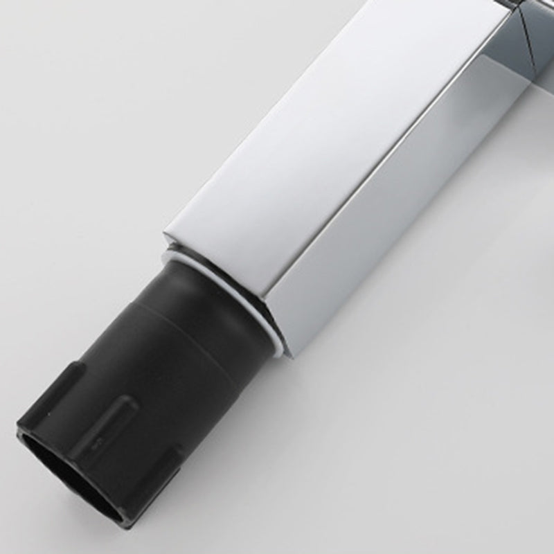 Waterfall Spout Sink Bathroom Faucet Light Luxury Basin Lavatory Faucet Clearhalo 'Bathroom Remodel & Bathroom Fixtures' 'Bathroom Sink Faucets' 'Bathroom Sinks & Faucet Components' 'bathroom_sink_faucets' 'Home Improvement' 'home_improvement' 'home_improvement_bathroom_sink_faucets' 6150670